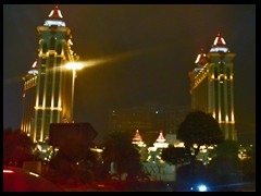 Galaxy Macau is a huge hotel along Cotai Strip on Taipa Island. It opened in 2011 and is like a city-within-the city! It was designed by Gary Goddard. It has 2 200 rooms and consist of Galaxy, Okura and Banyan Tree hotels. A JW Marriott and a Ritz-Carlton are planned to be added.